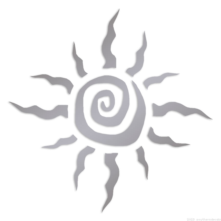 Tribal Sun - Decal Sticker - Multiple Colors & Sizes - ebn6637 | eBay